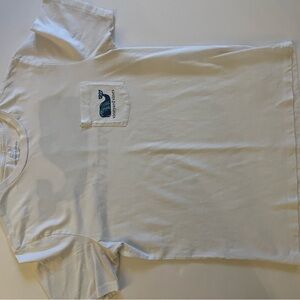 Vineyard Vines Blue and White Short Sleeve Tee